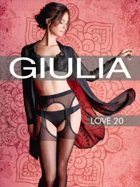 Giulia Love Model 1 Strip Panty 20 Denier Tights