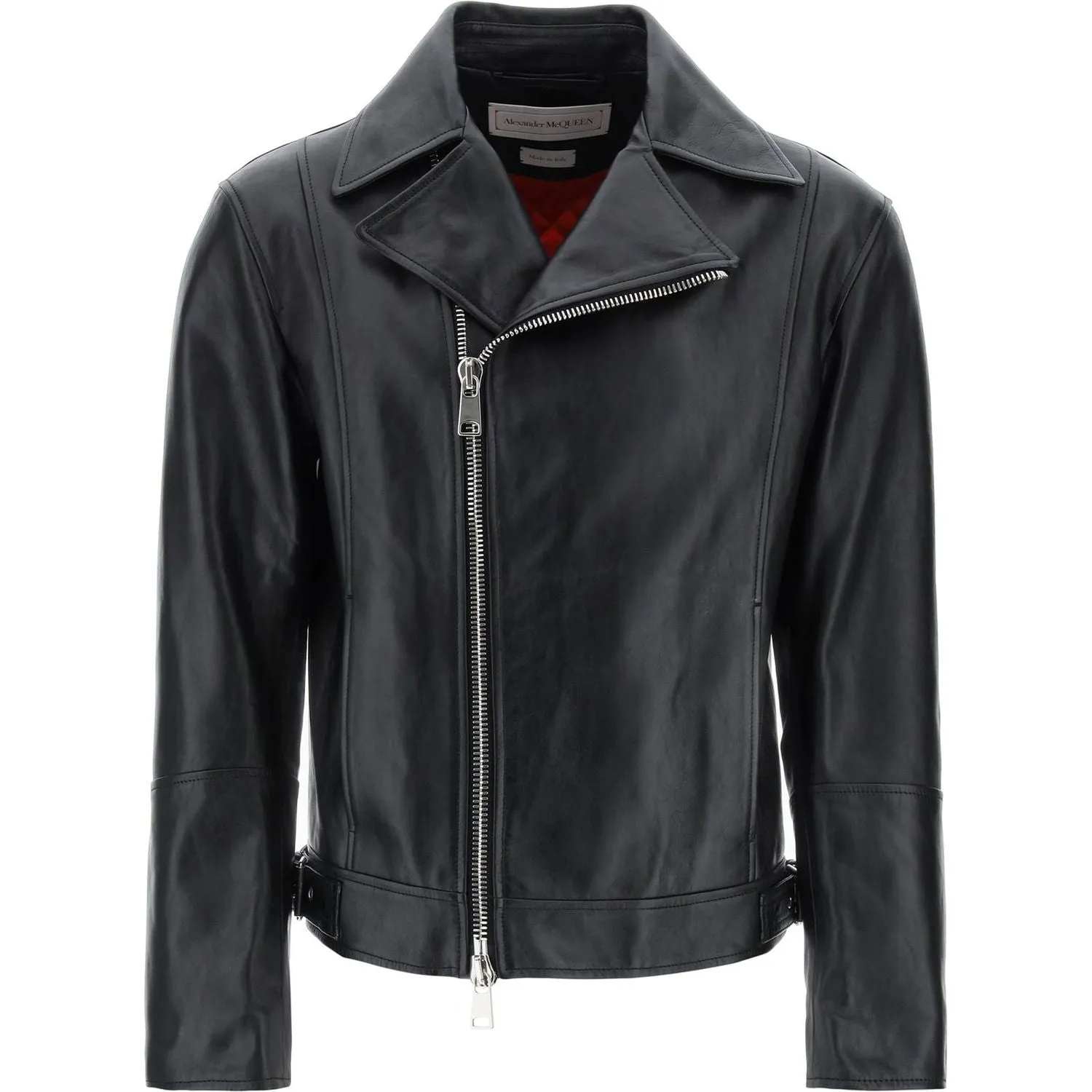 Alexander Mcqueen nappa biker jacket