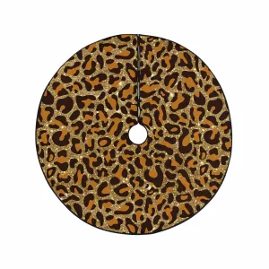 Animal print 5  Christmas Tree Skirt