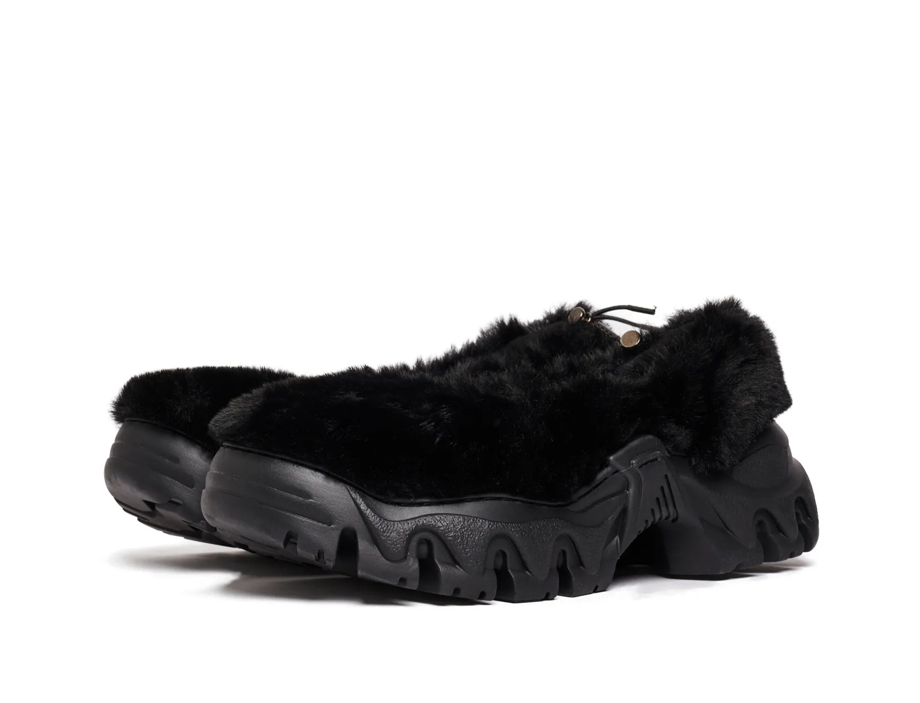 AURA BLACK FAUX FUR