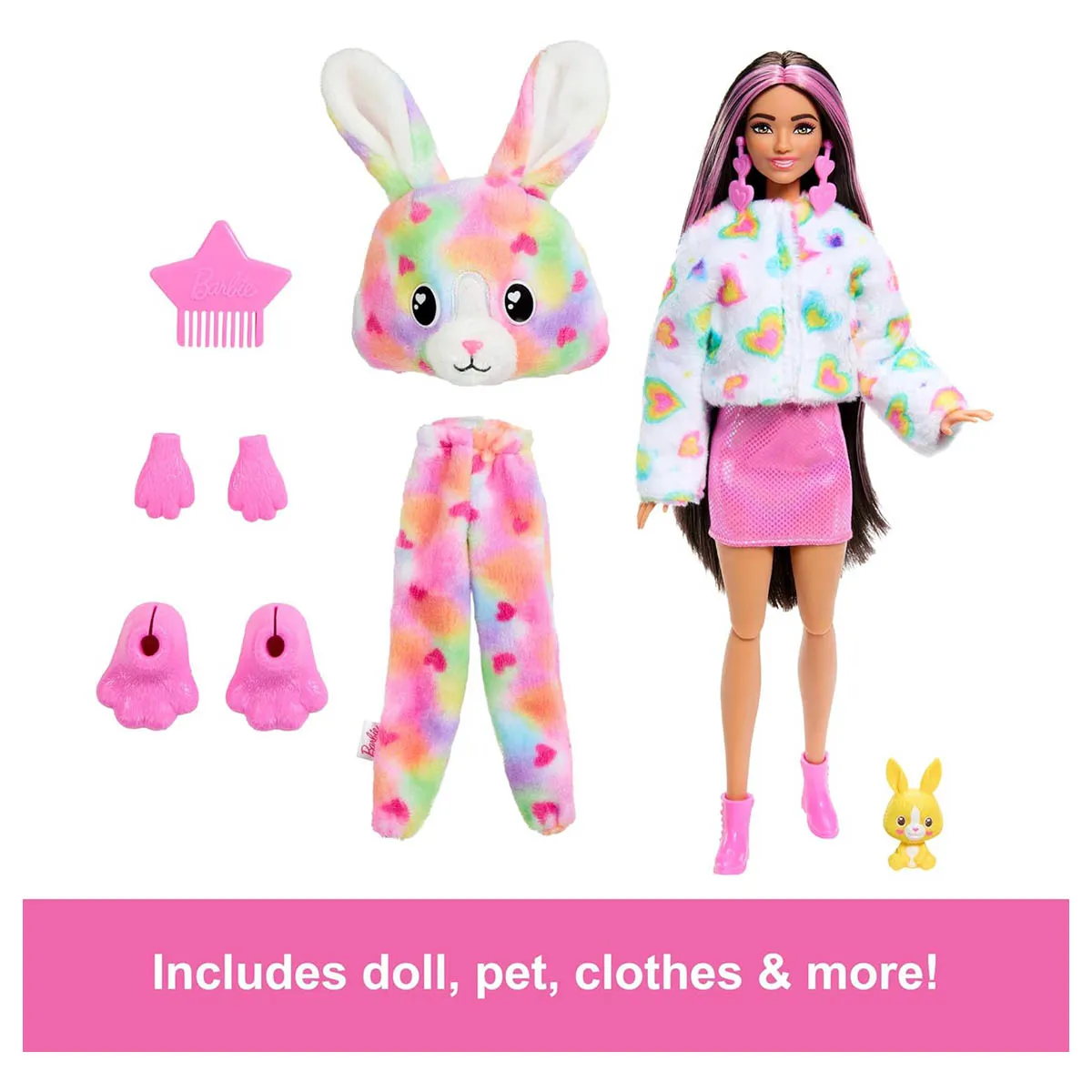 Barbie Cutie Reveal Color Dream Series Bunny Doll