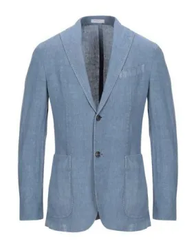 Boglioli Man Blazer Pastel blue 40 suit