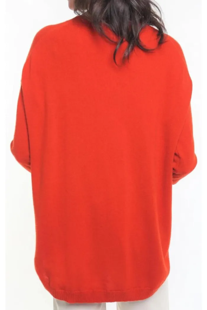 Cashmere V-Neck Tunic