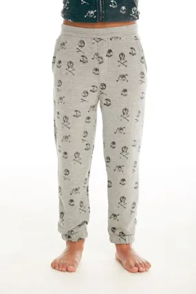 CHASER KIDS - Boys Knit Skull Jogger