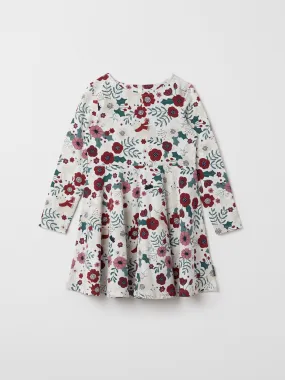 Christmas Floral Girls Dress