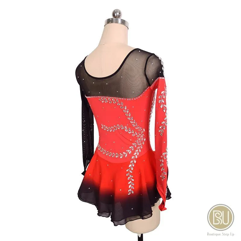 Competition SKating Dress Spanish Theme Black & Red