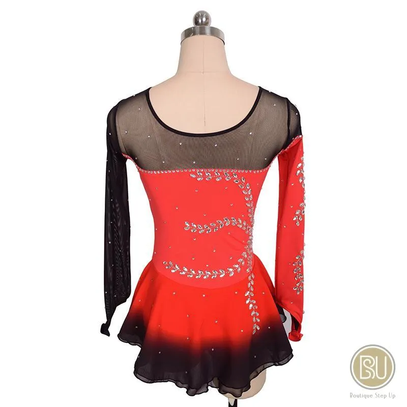 Competition SKating Dress Spanish Theme Black & Red