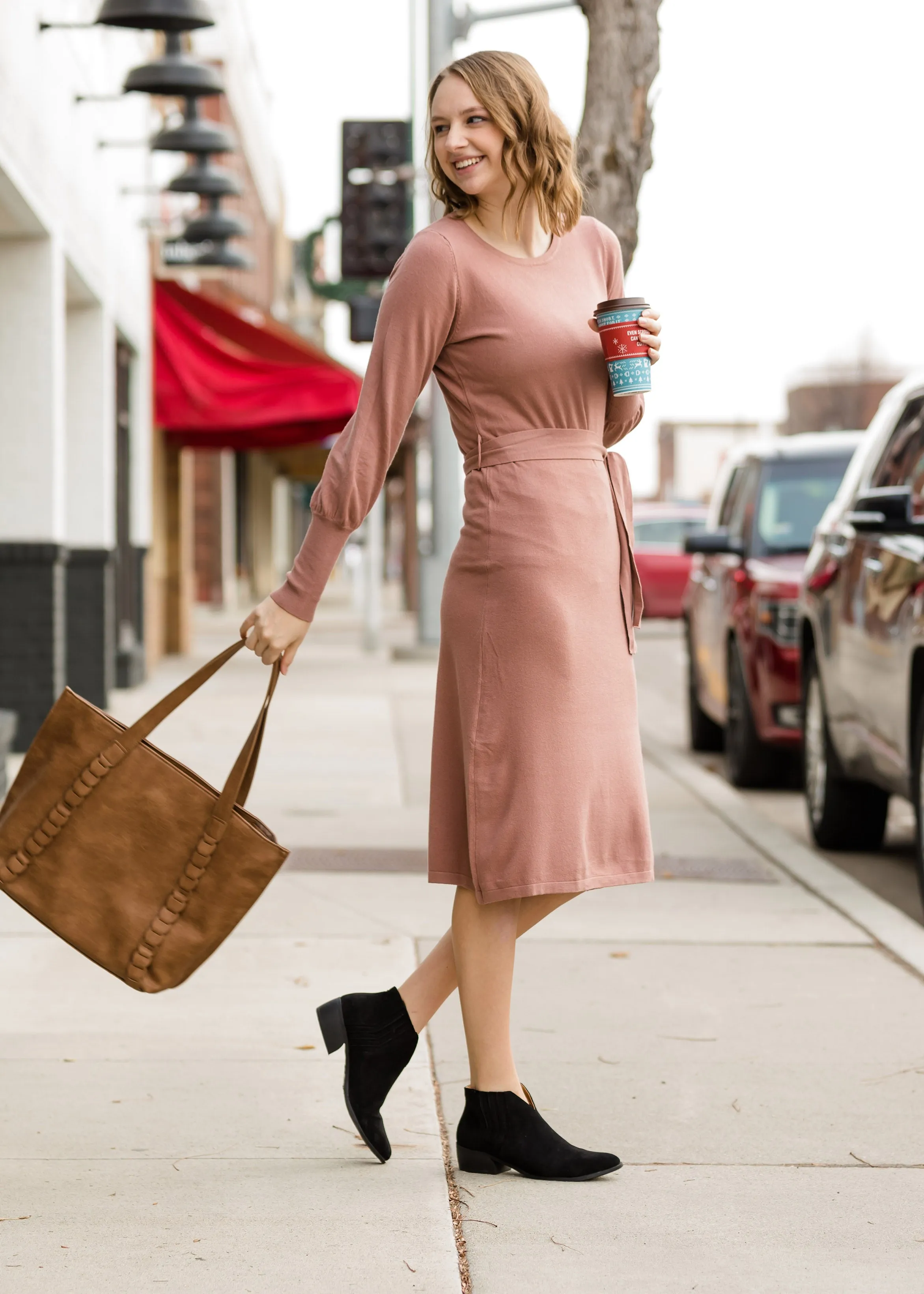 Cozy Sweater Midi Dress - FINAL SALE