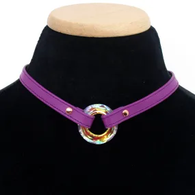 Crystal Ring of O Mini Collar in Amethyst