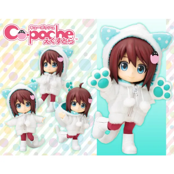 CU-POCHE EXTRA - ANIMAL PARKA SET (WHITE CAT/ BLACK CAT) (RE-RUN)