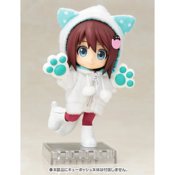 CU-POCHE EXTRA - ANIMAL PARKA SET (WHITE CAT/ BLACK CAT) (RE-RUN)