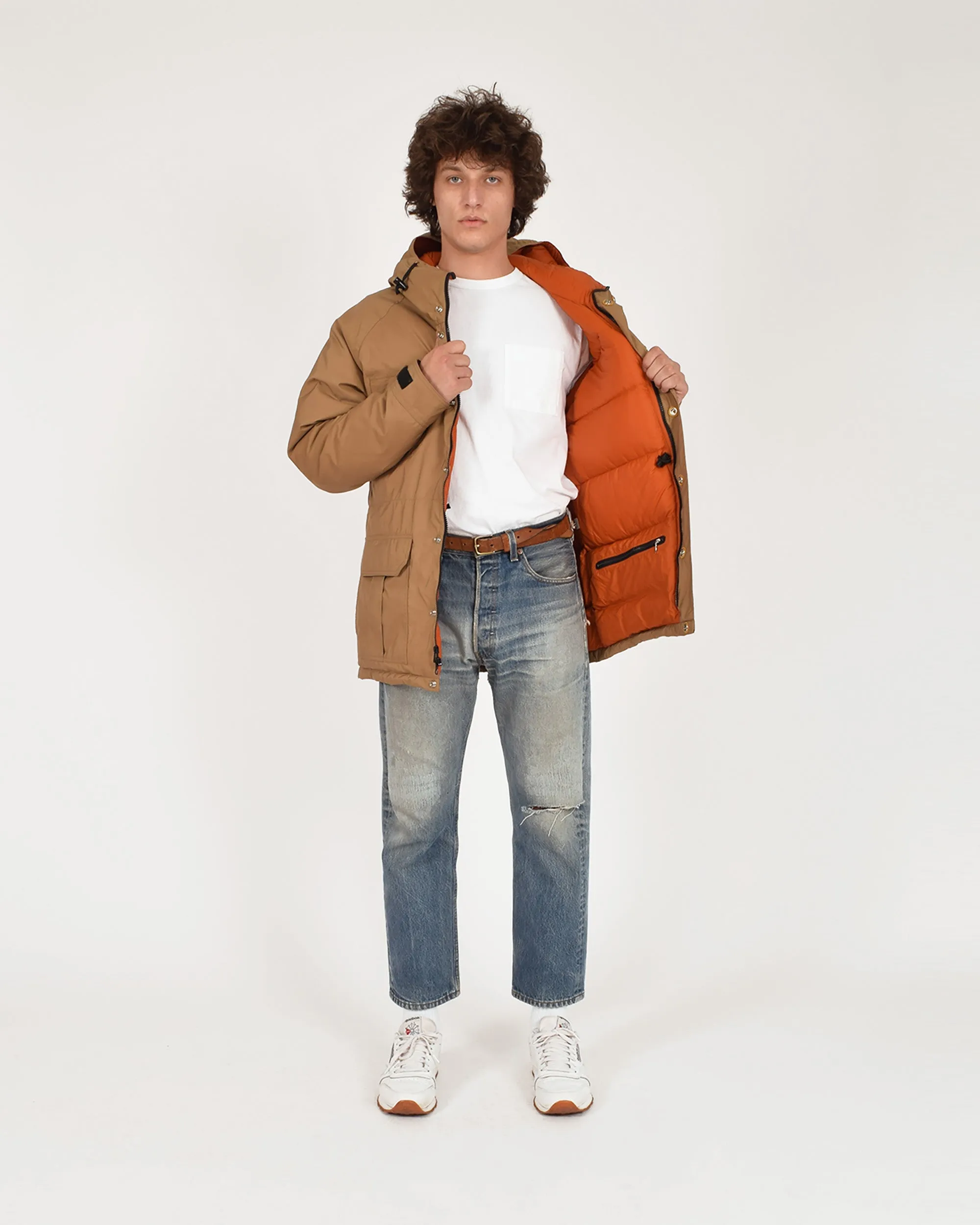 Down Arctic Montagne Parka - Tan & Rust (Final Sale)