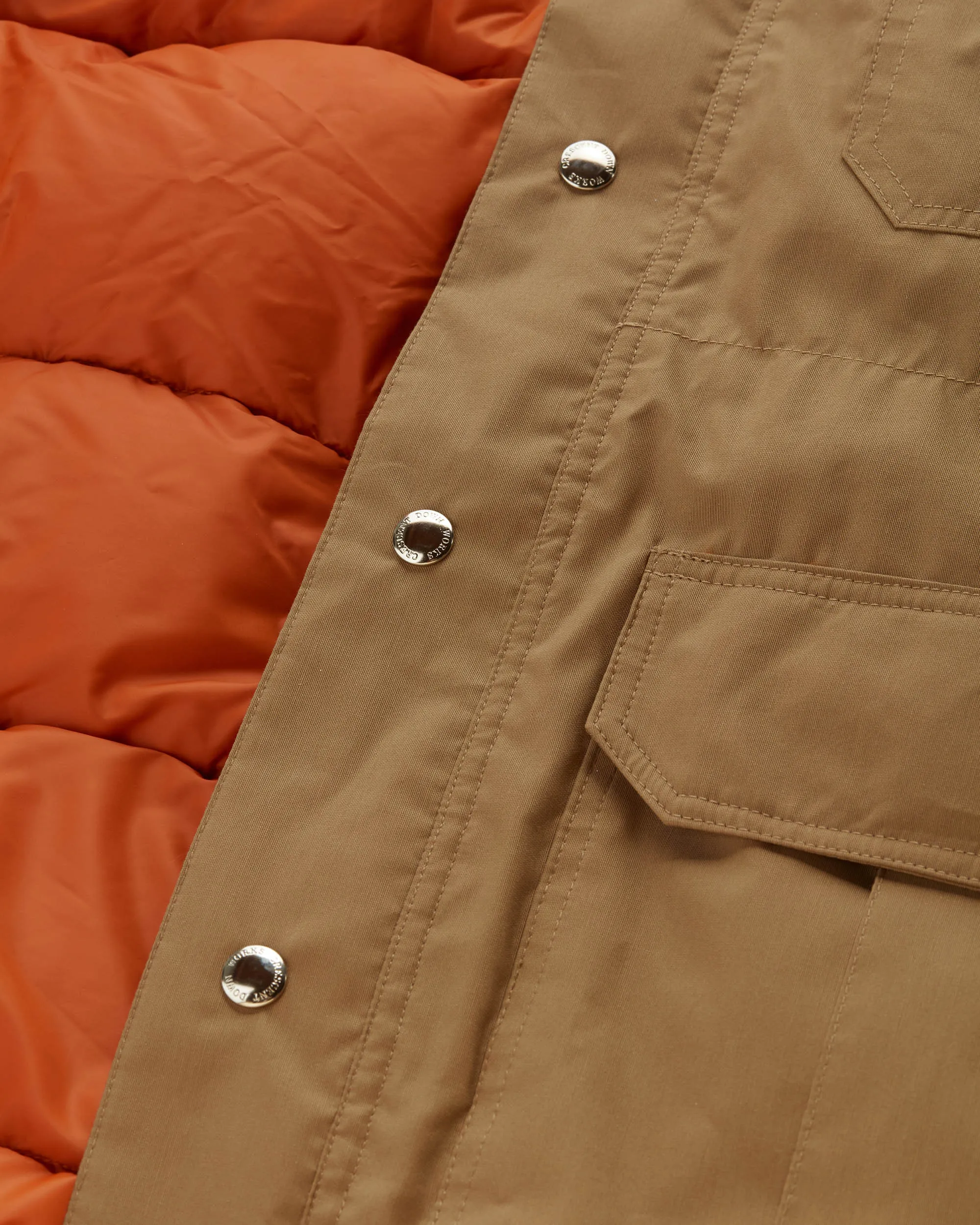 Down Arctic Montagne Parka - Tan & Rust (Final Sale)