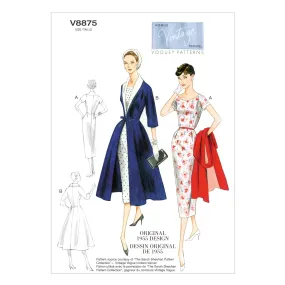 DRESS & COAT SET - V8875