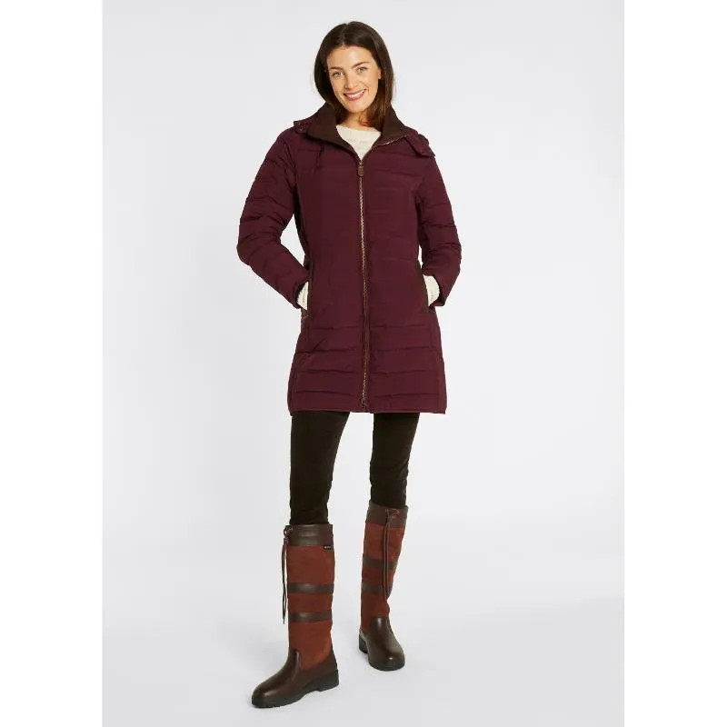 Dubarry Ballybrophy Ladies Down Coat - Oxblood