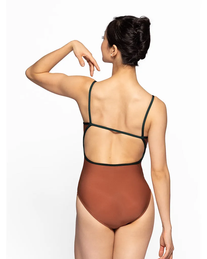 Elevé Dancewear Candy Square Neck Open Back Camisole Leotard - Womens - Spice