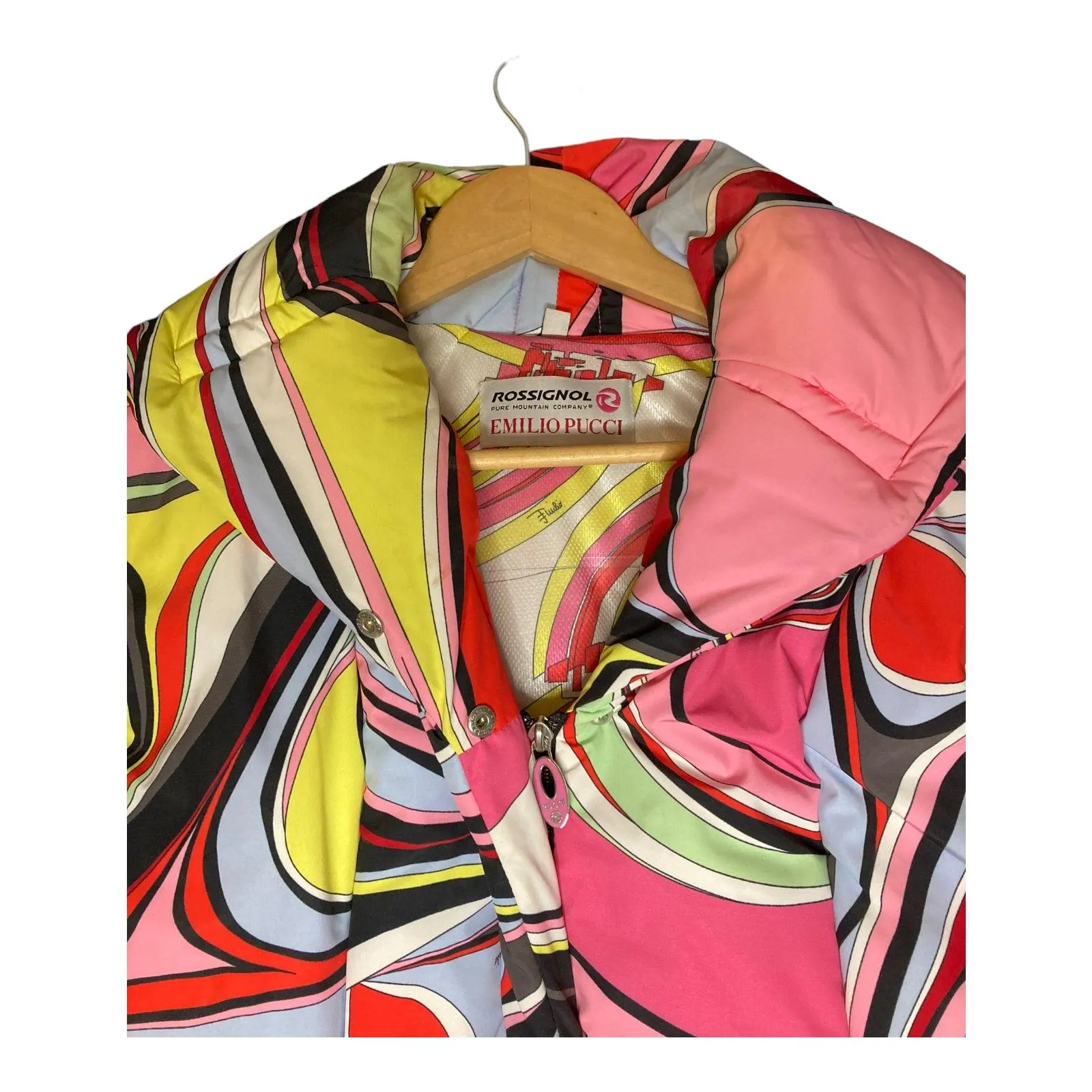 Emilio Pucci X Rossignol Multi-Coloured Sleeveless Gilet UK Size Large