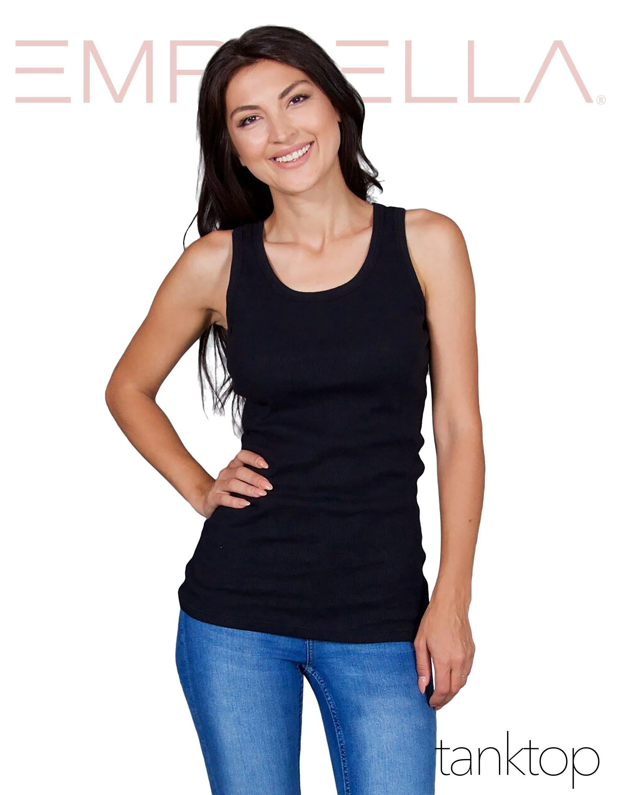 Emprella's Racerback Tank Tops in 4 or 8 packaged sets | Neutral Assorted Packs