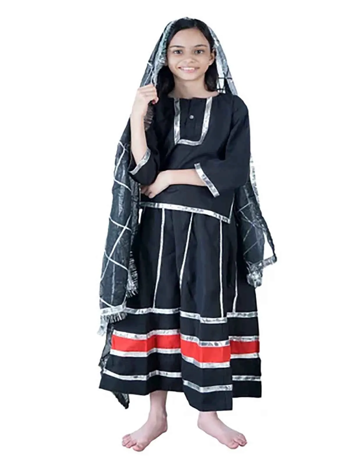 Fancydresswale Banjara Kalbelia Dress for Girls and Women – Traditional Rajasthani Tribal Dance Costume