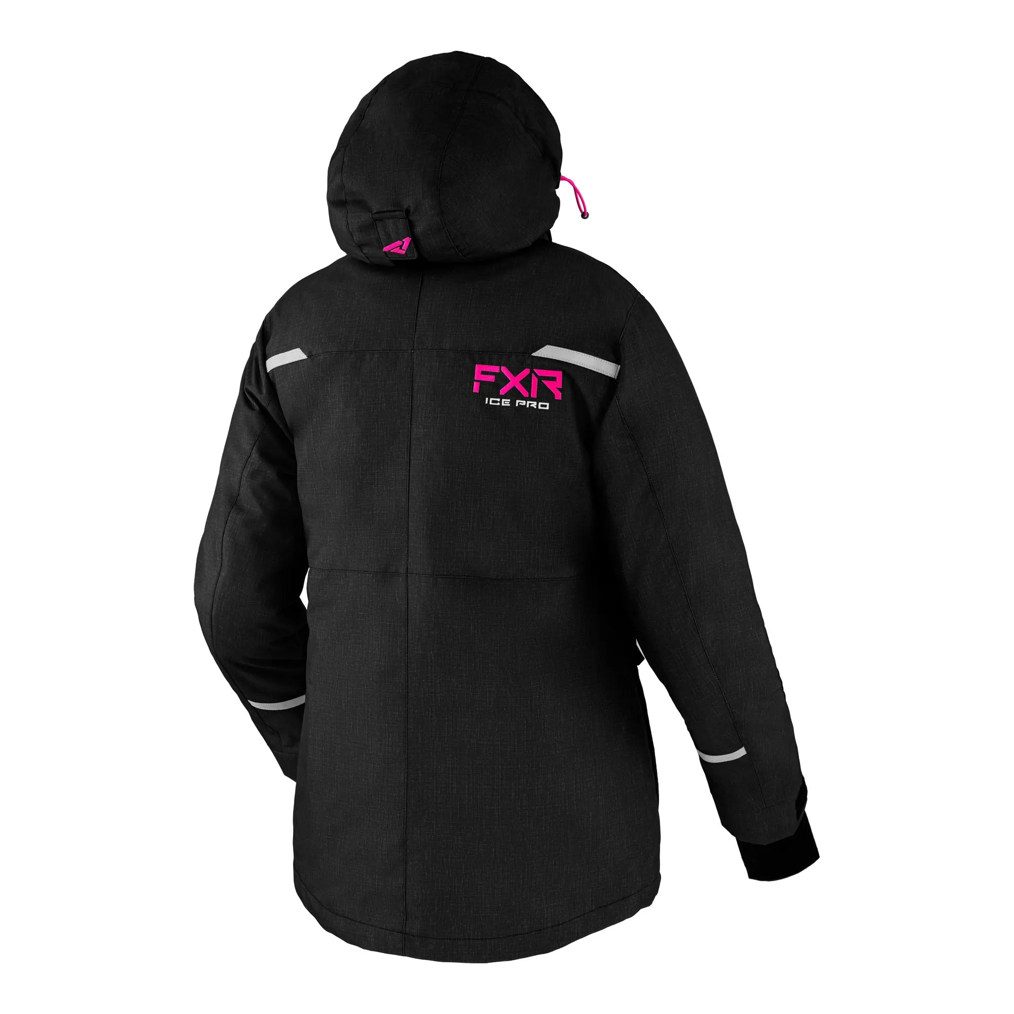 FXR Excursion Ice Pro Snowmobile Jacket Black Linen/Electric Pink