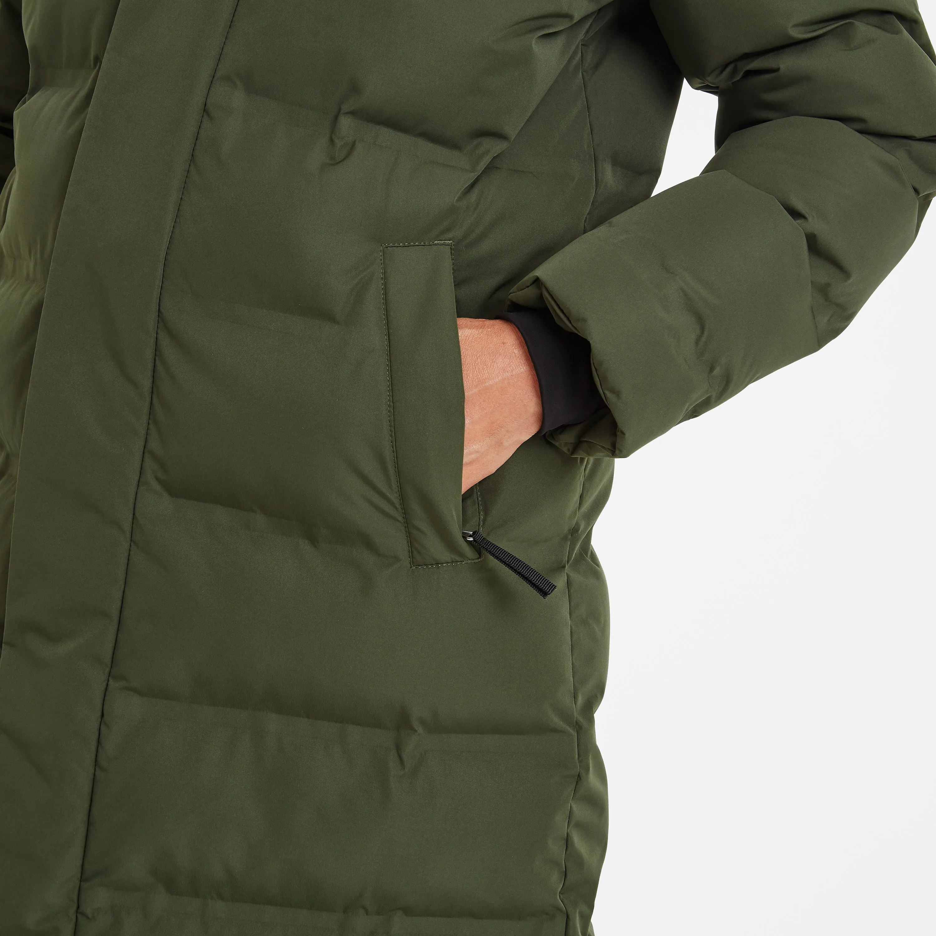 Glaston Womens Parka - Dark Green