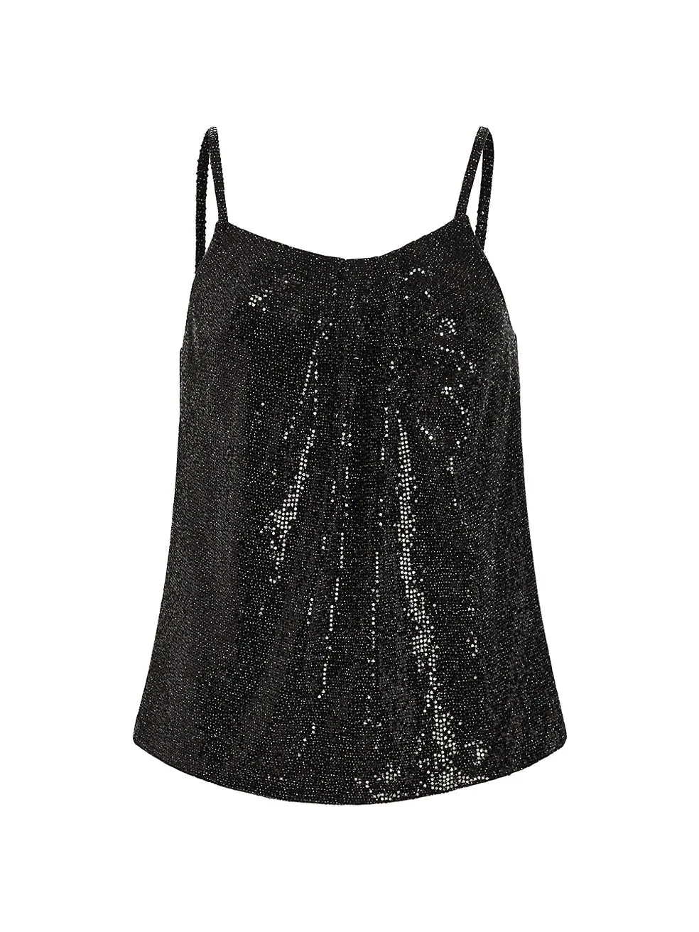 Graham Sequin Tank - Black