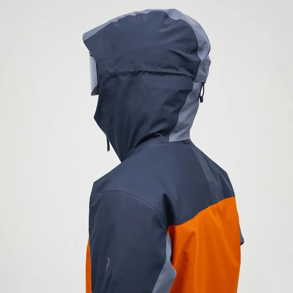 Gravity Gore-Tex® 3L jacket - Ombre blue / Gold flame / Salute blue