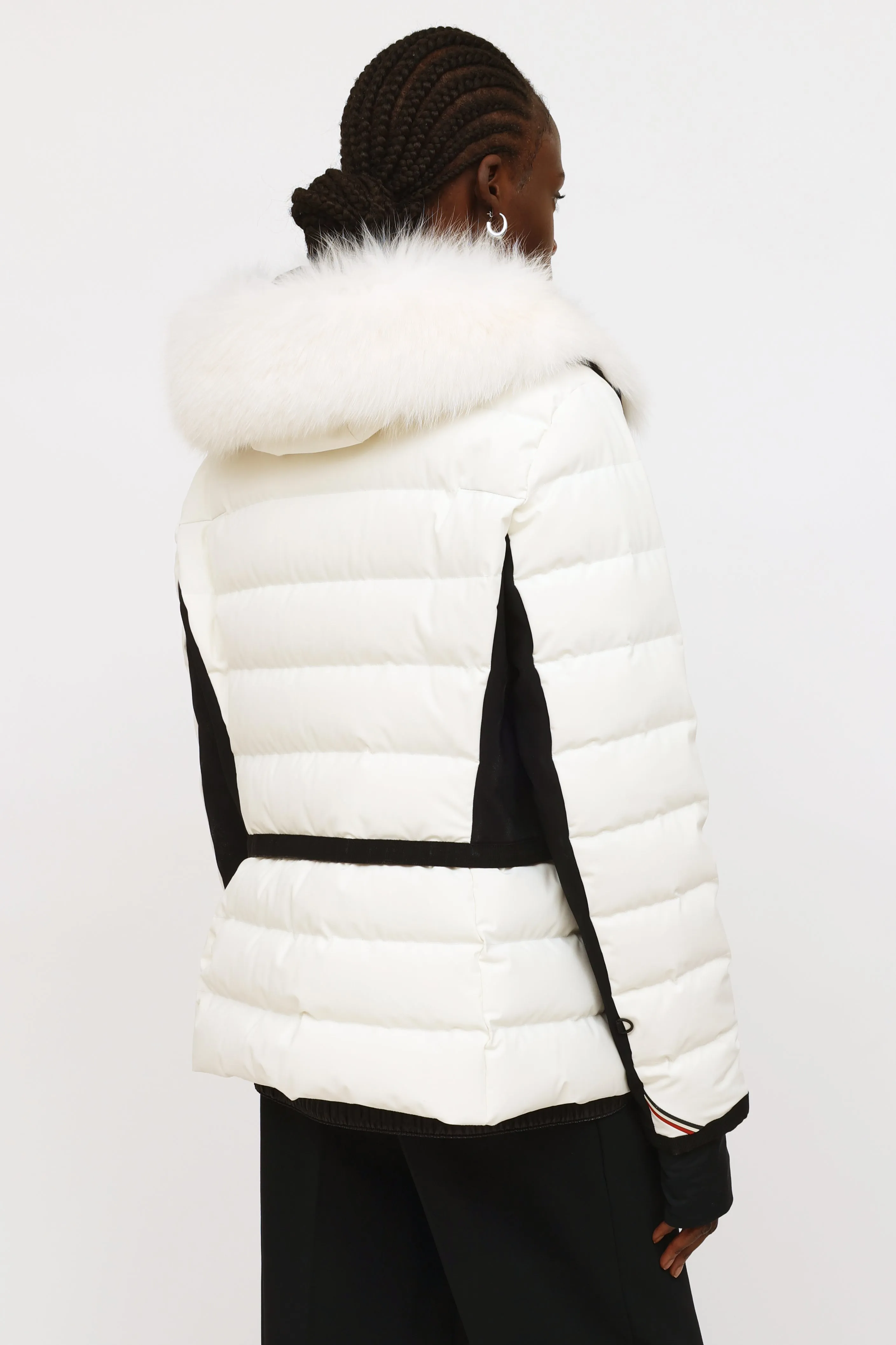 Grenoble White Lamoura Down Coat