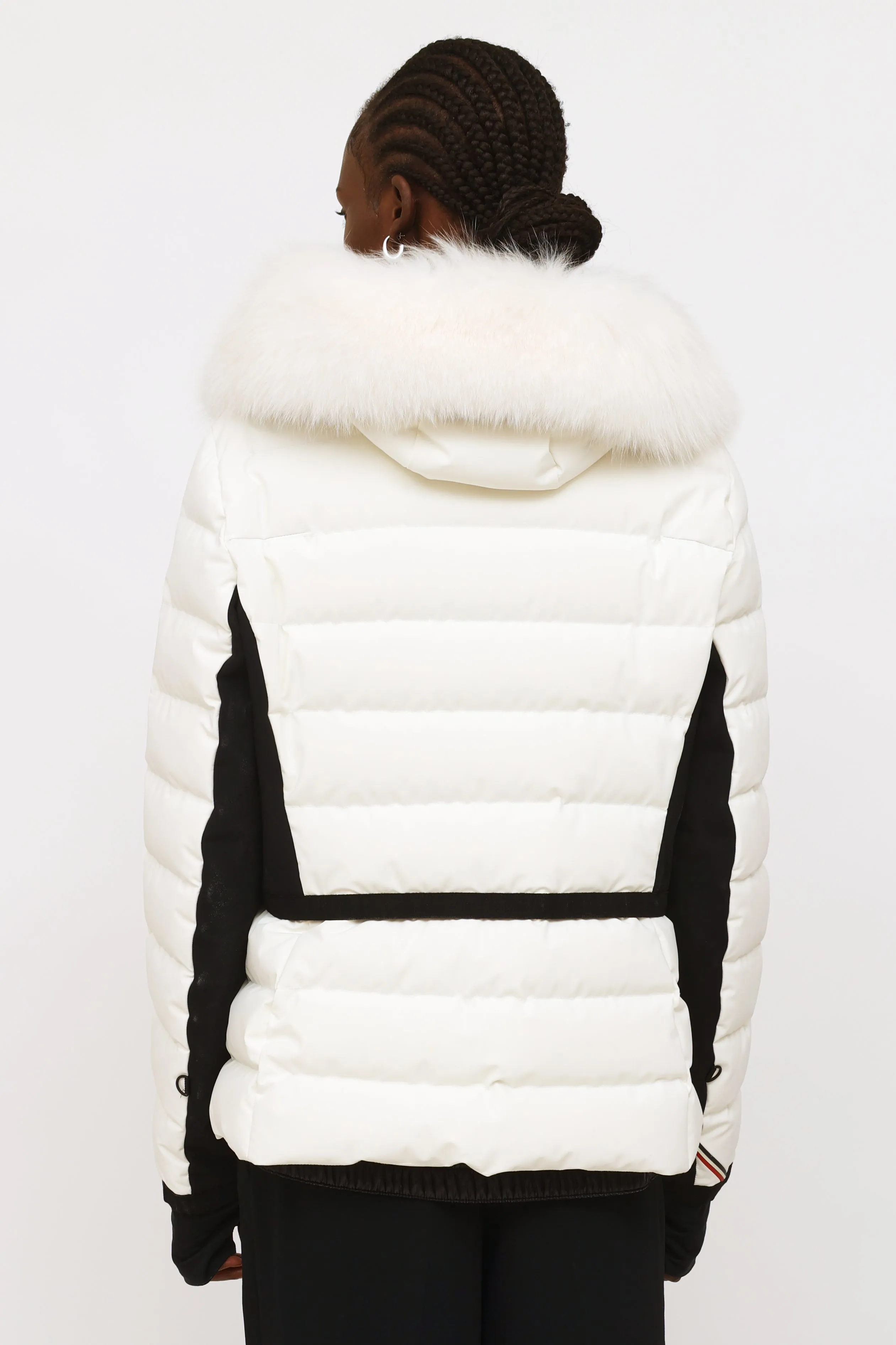 Grenoble White Lamoura Down Coat