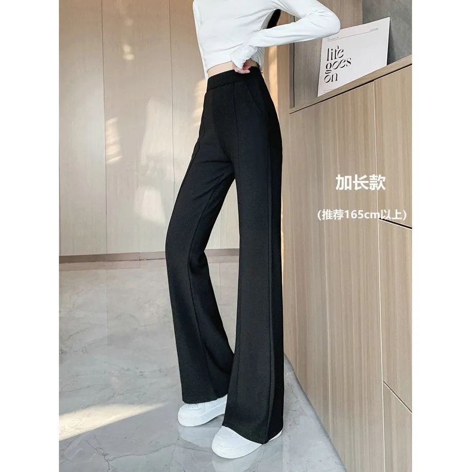 INSTOCK - Plush and thickened suit flared pants