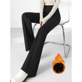 INSTOCK - Plush and thickened suit flared pants