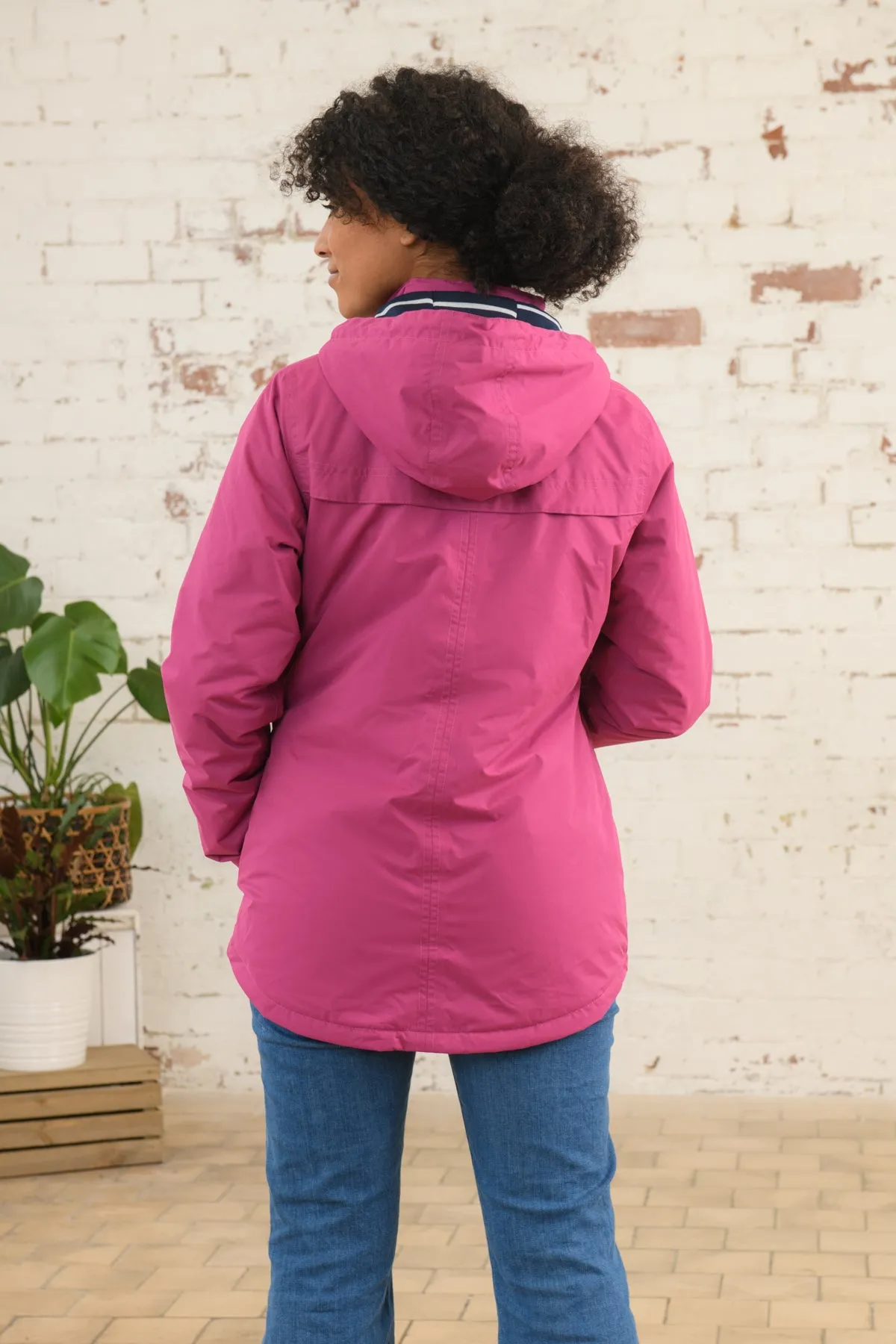 Iona Coat - Fuchsia