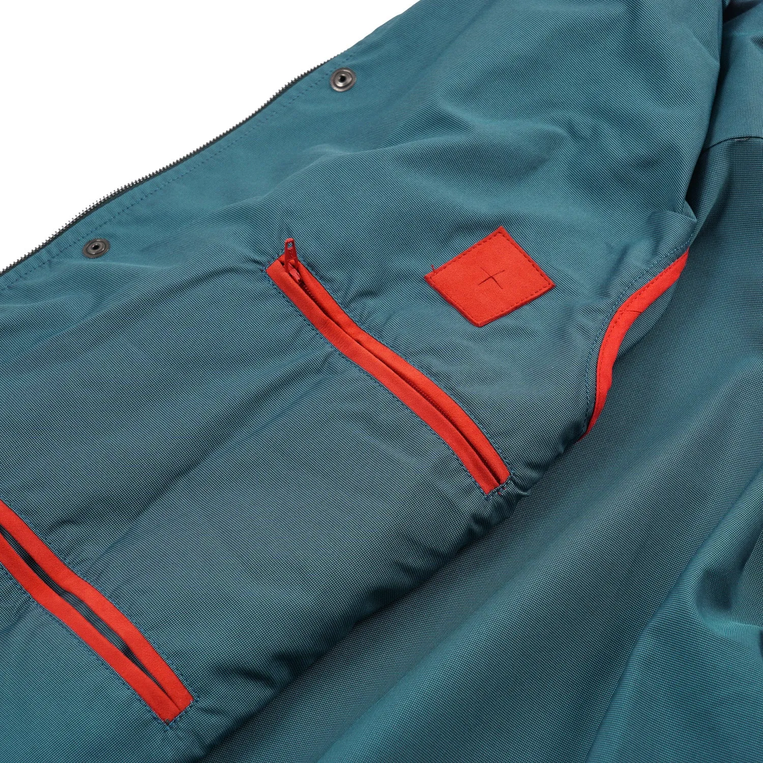 Isaia 'Aqua Canvas' Hooded Parka