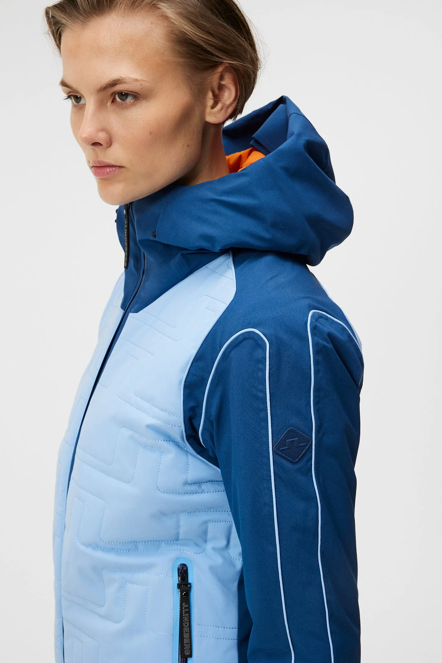 J.Lindeberg Womens Cassidy Hybrid Ski Jacket - Estate Blue