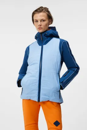 J.Lindeberg Womens Cassidy Hybrid Ski Jacket - Estate Blue