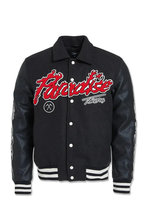 JORDAN CRIAG PARADISE TOUR VARSITY JACKET MULTI COLORS