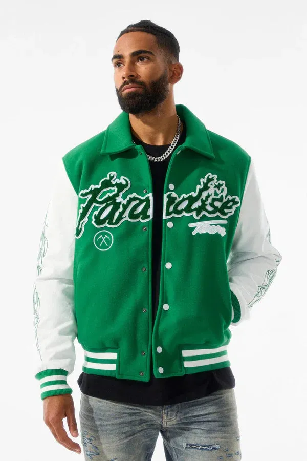 JORDAN CRIAG PARADISE TOUR VARSITY JACKET MULTI COLORS