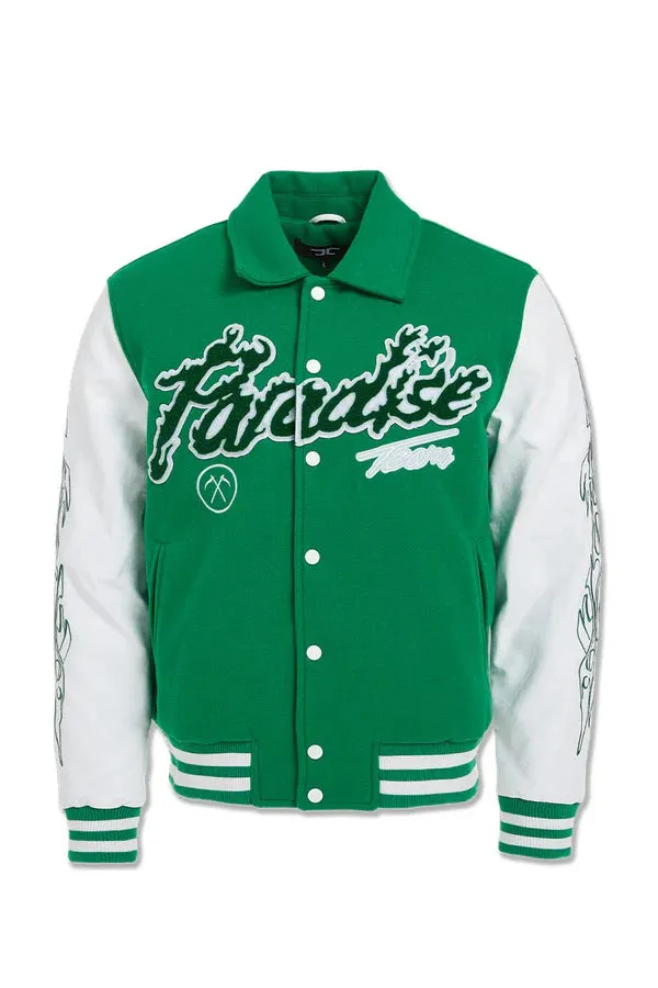 JORDAN CRIAG PARADISE TOUR VARSITY JACKET MULTI COLORS