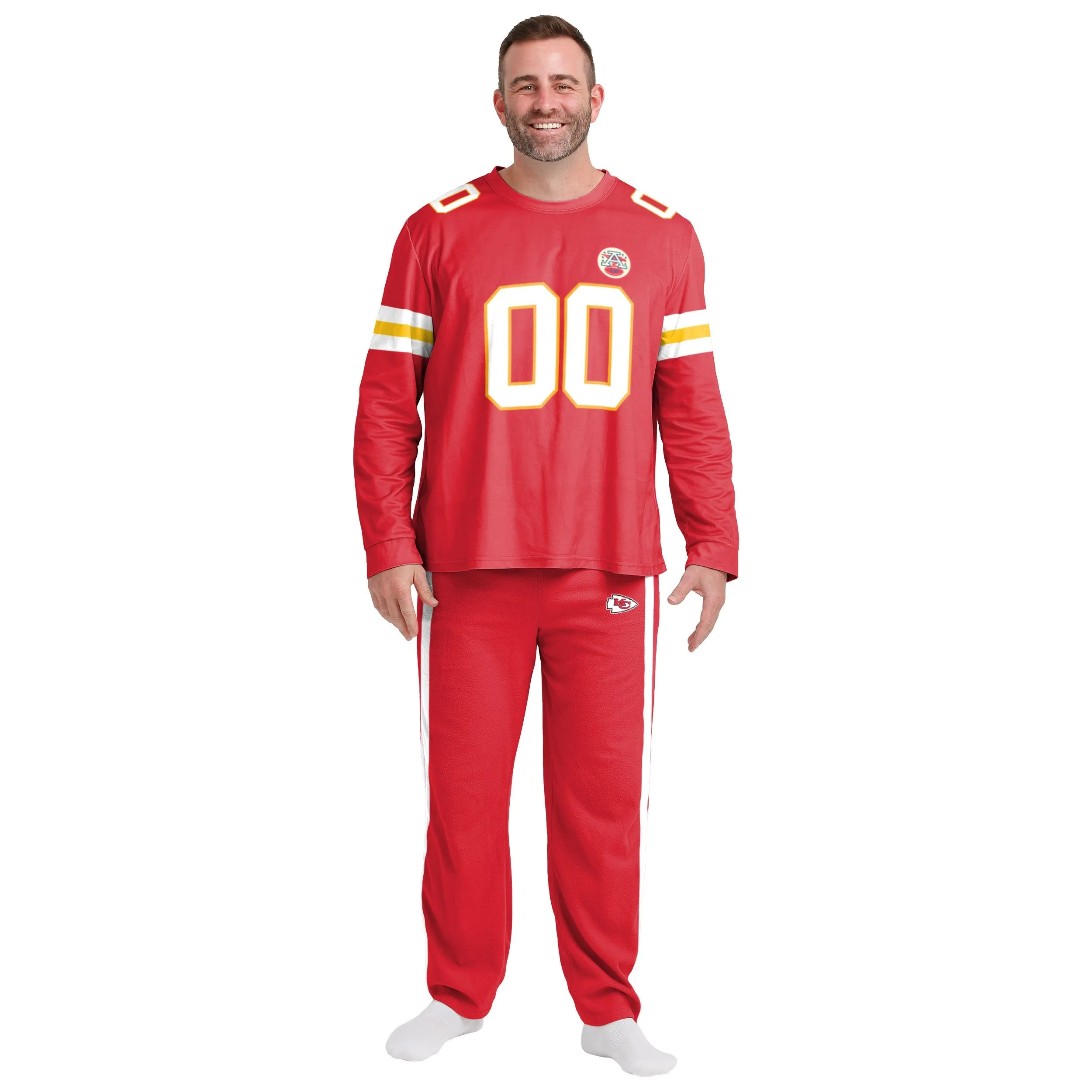 Kansas City Chiefs NFL Mens Gameday Ready Pajama Set