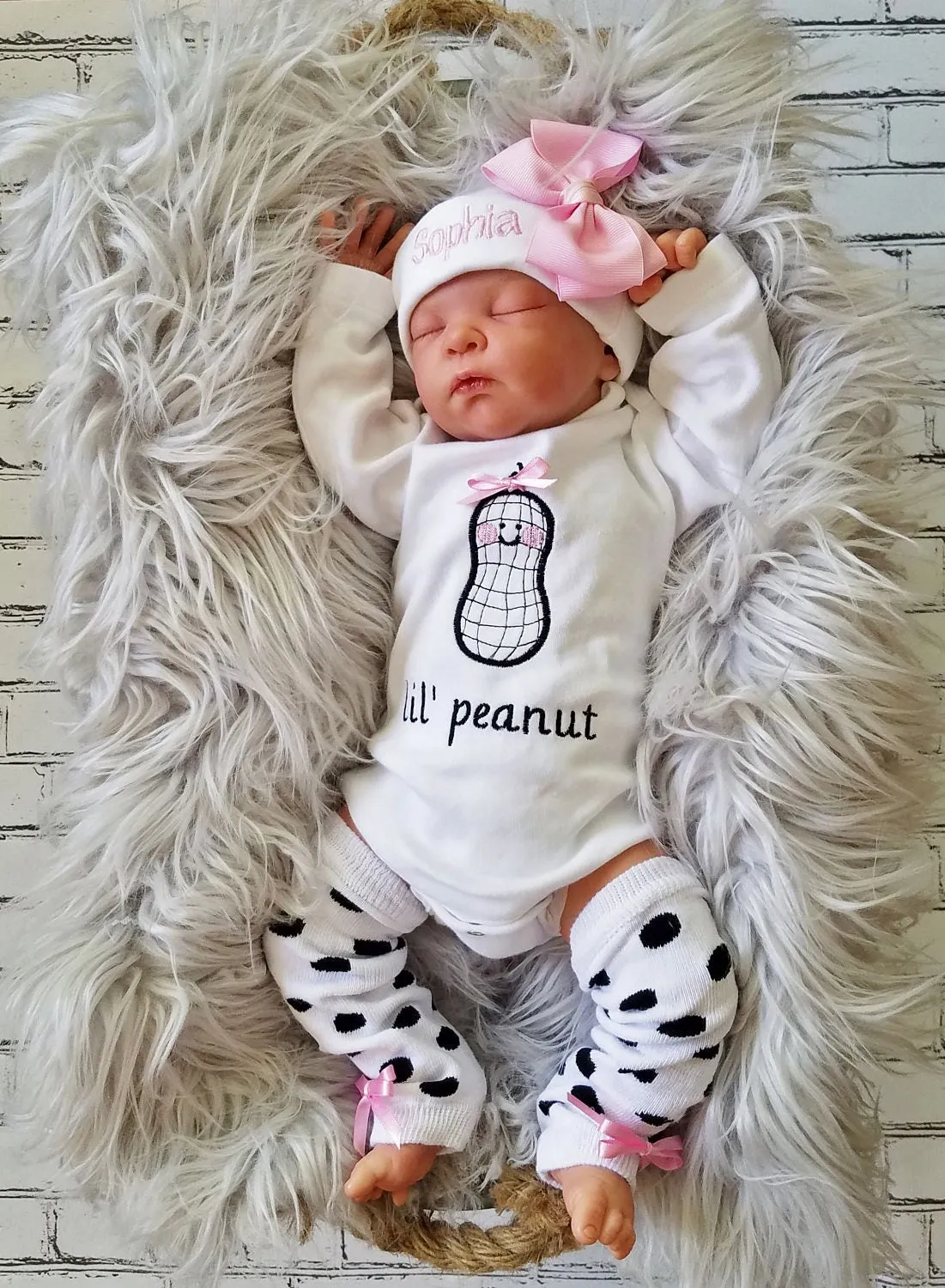 Lil Peanut Girl Legwarmer Set