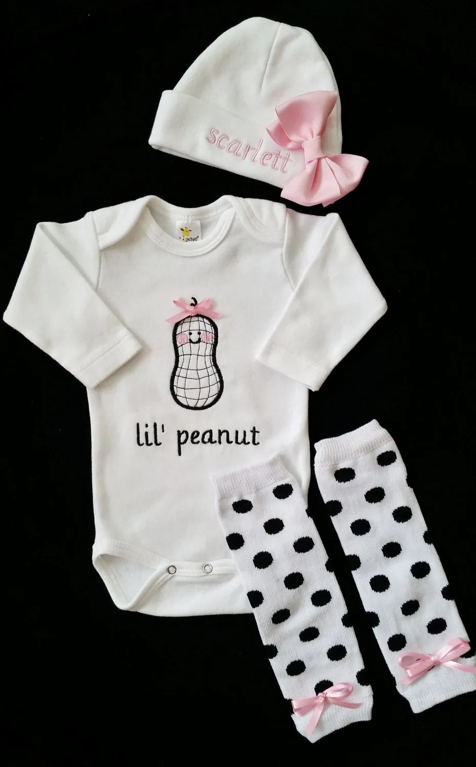 Lil Peanut Girl Legwarmer Set