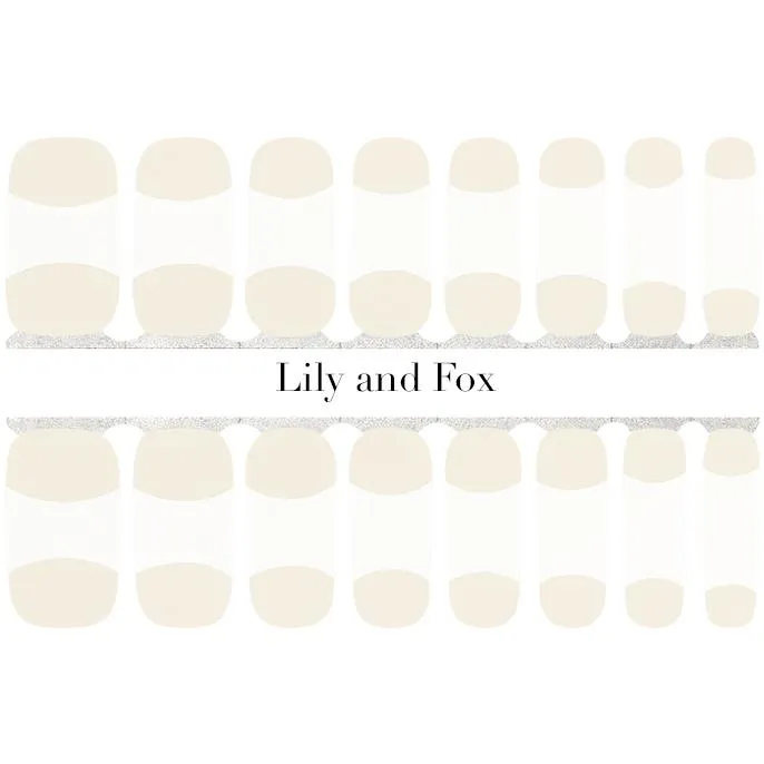 Lily And Fox - Nail Wrap - Mon Amour (French Tips)