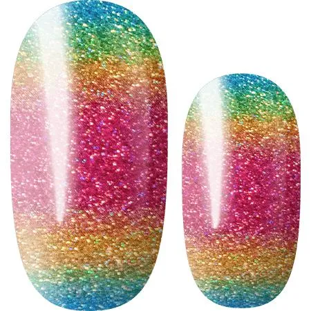 Lily And Fox - Nail Wrap - Rainbow Snow Cone