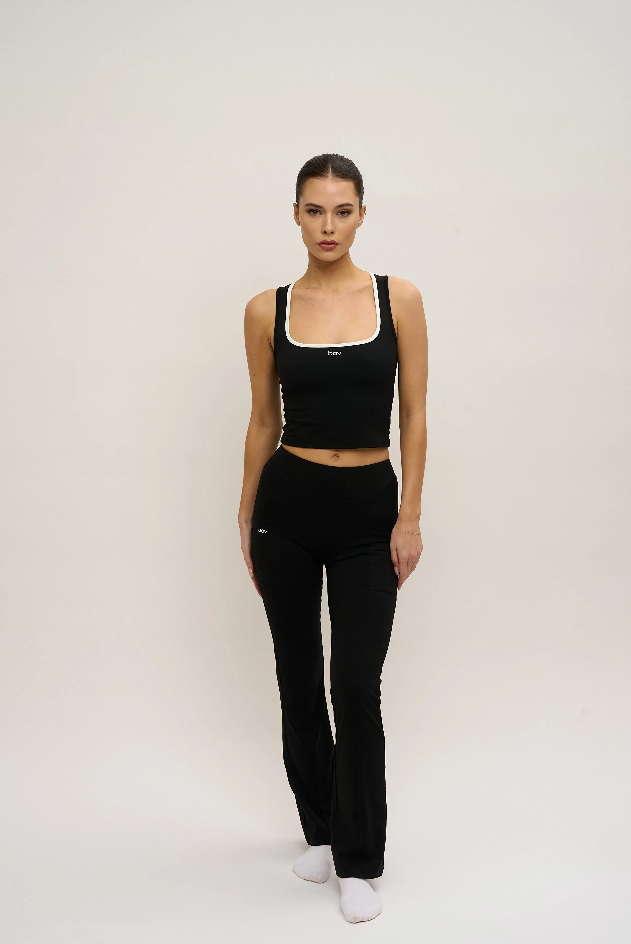 Maeve Flared Pants - Black