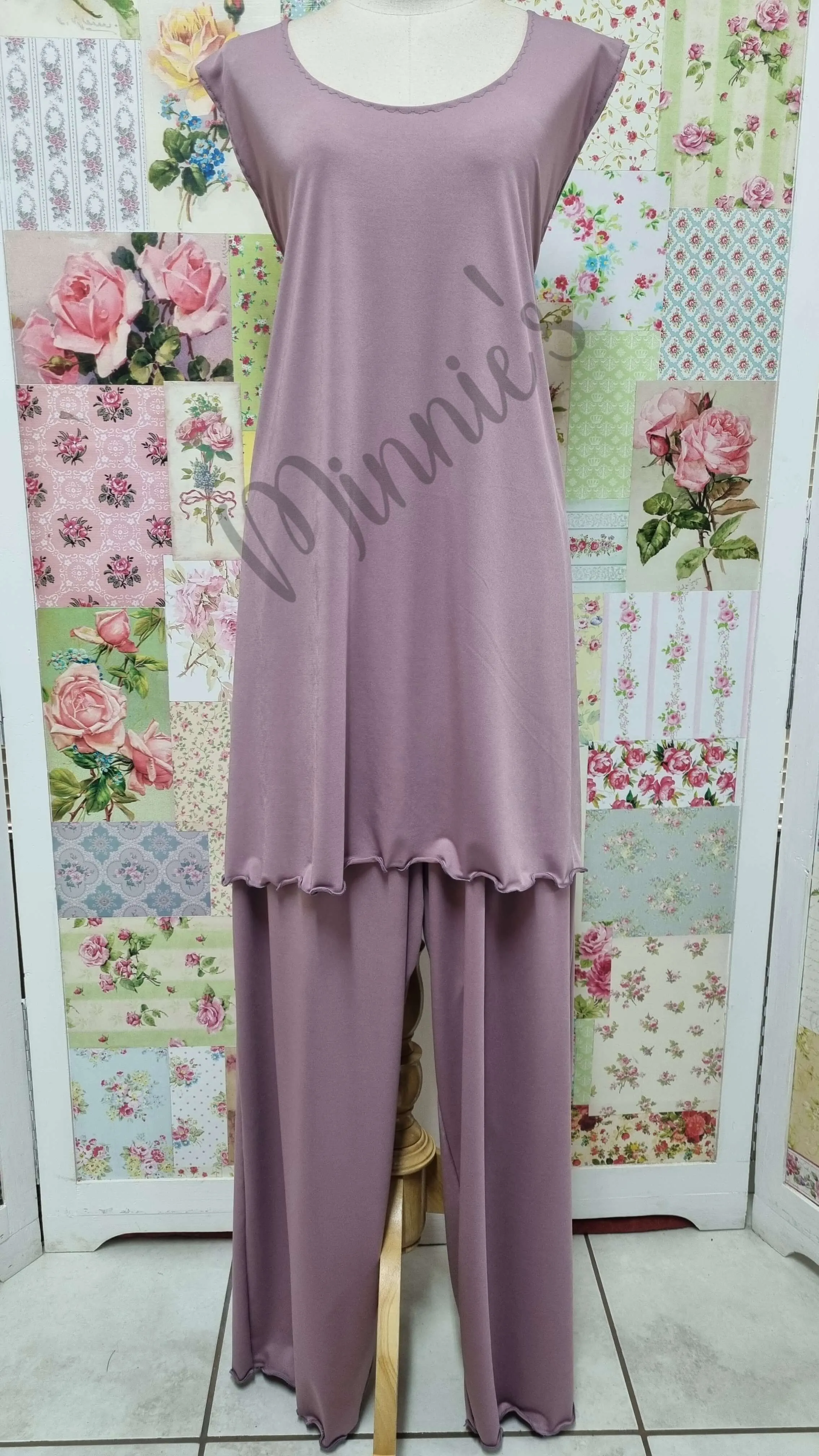 Mauve 4-Piece Pants Set MB0239