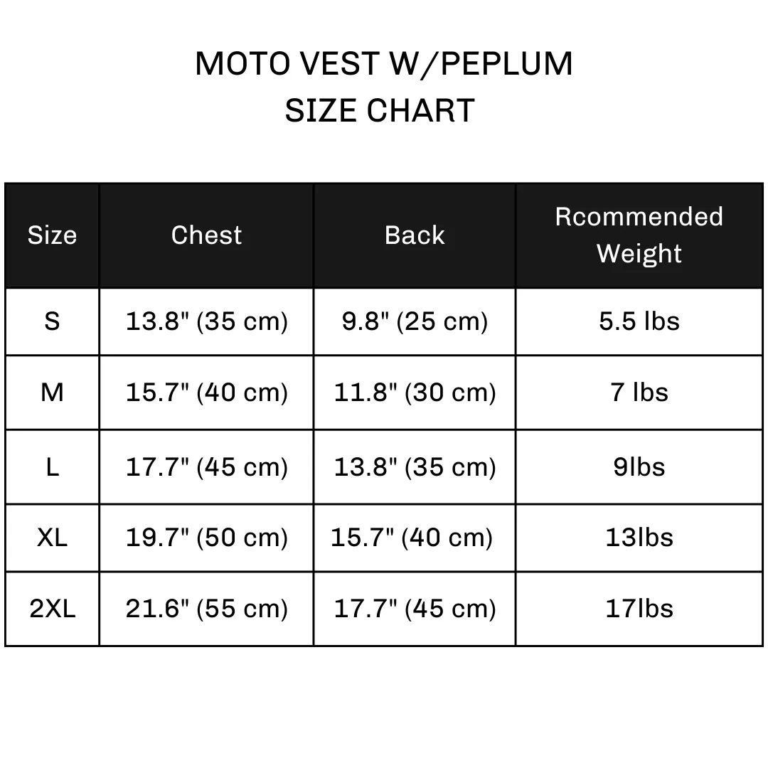 Moto Vest Peplum