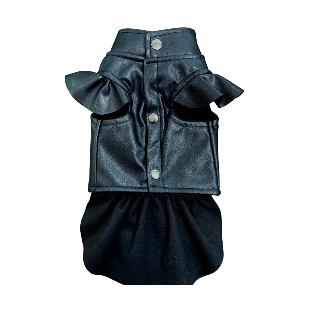 Moto Vest Peplum