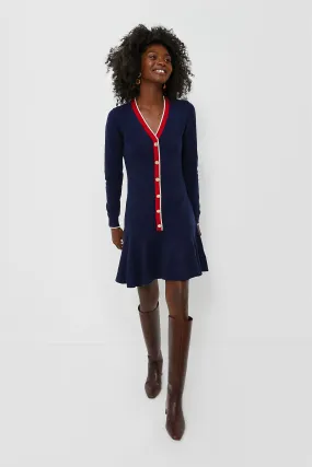 Nassau Navy Sweater Dress