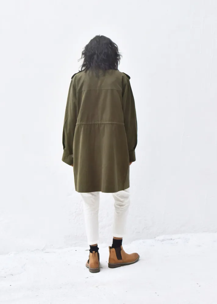 Olive Parka Jacket