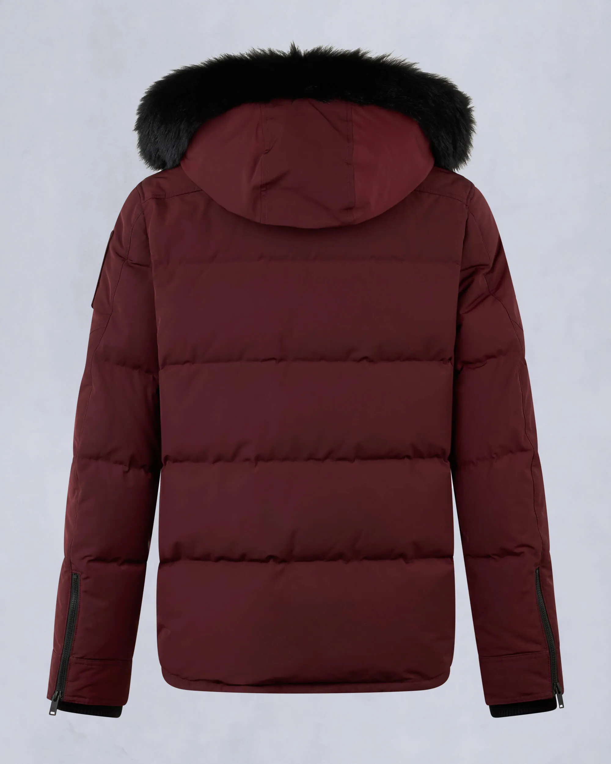 ONYX ROUND ISLAND SHEARLING DOWN JACKET